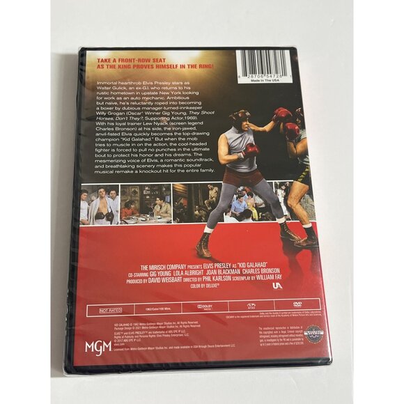 Kid Galahad Elvis Presley DVD Video Musical Sport Movie Movies Film Boxing 1962 - Picture 2 of 6